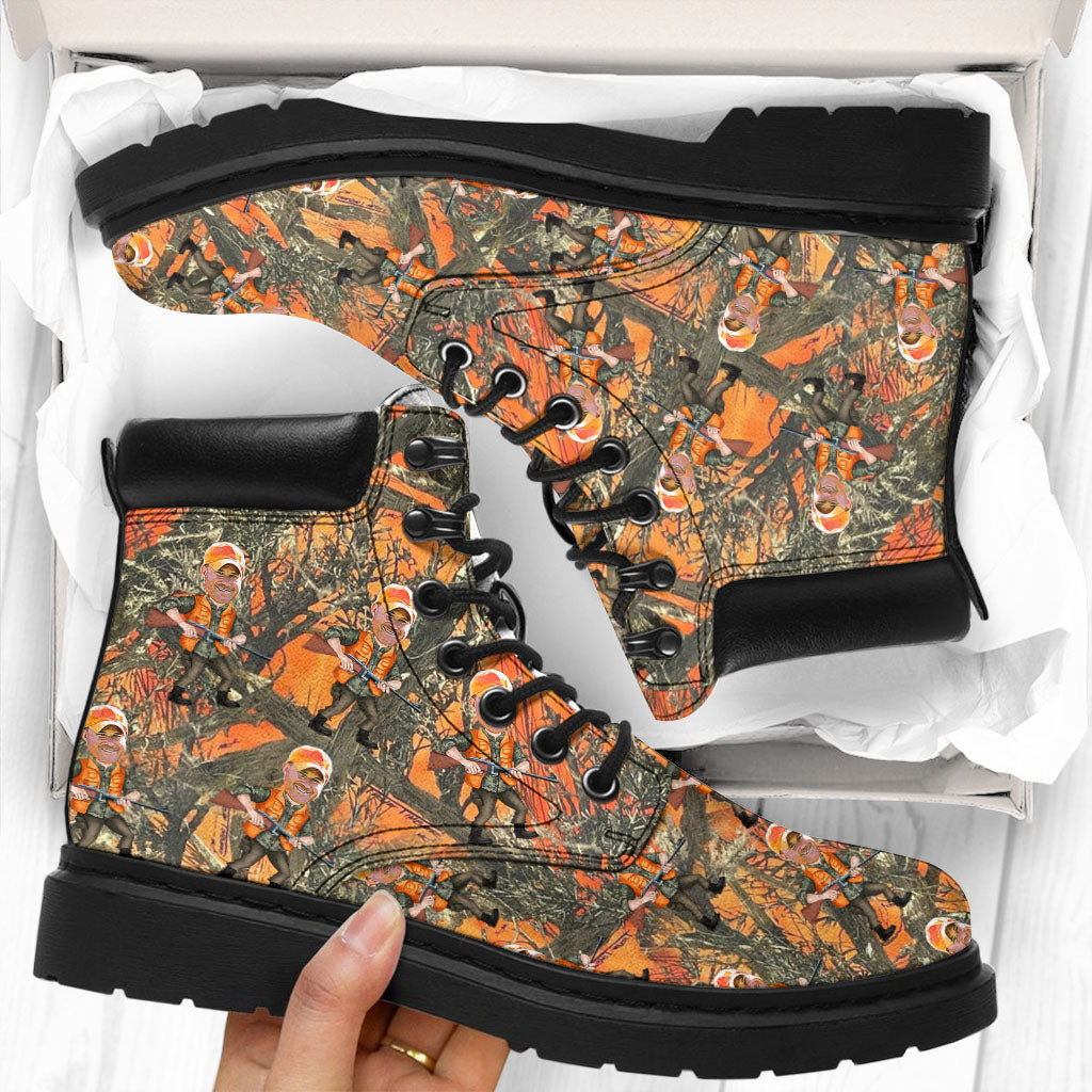 Photo Inserted Hunter - Personalized Hunting All Season Boots
