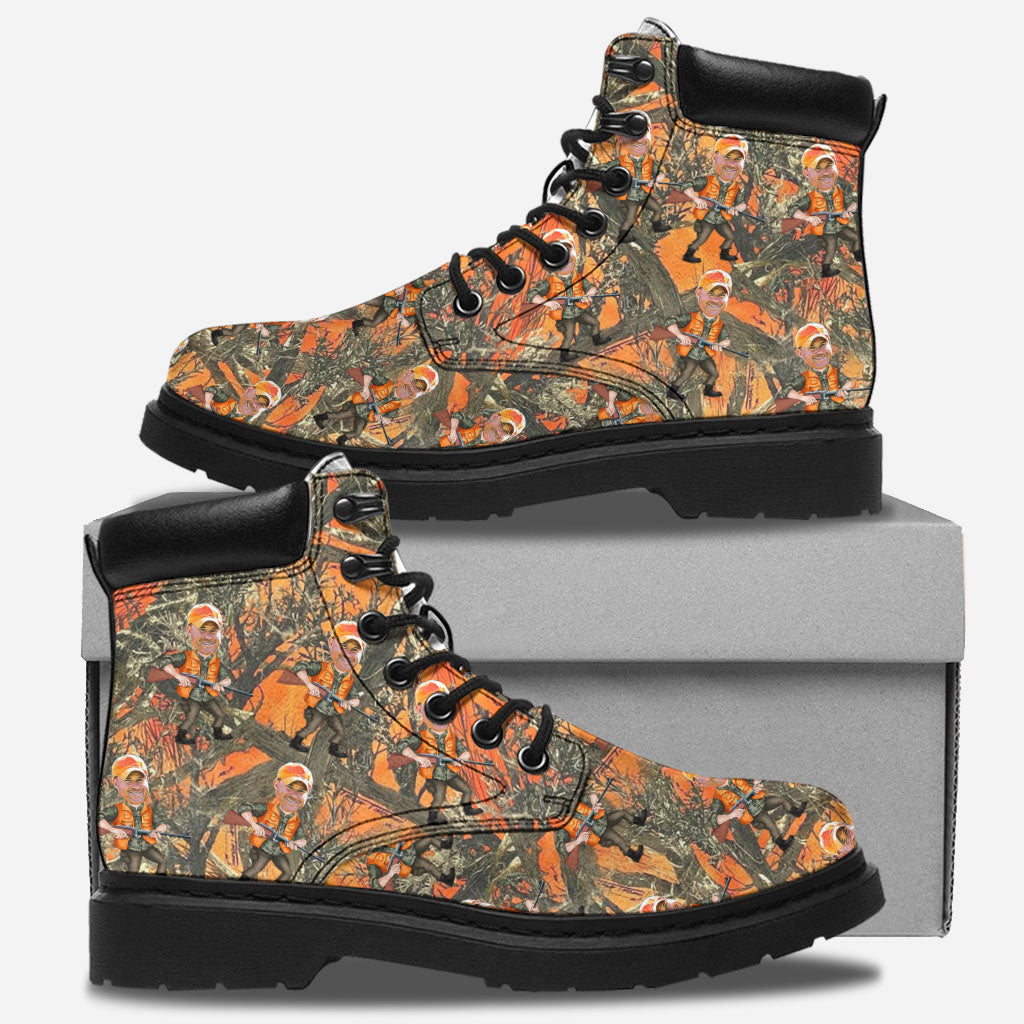 Photo Inserted Hunter - Personalized Hunting All Season Boots