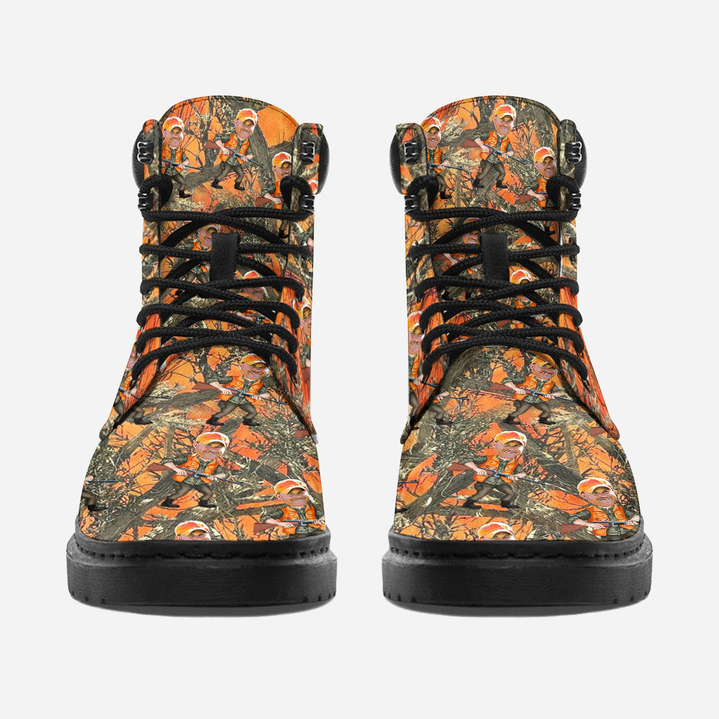 Photo Inserted Hunter - Personalized Hunting All Season Boots