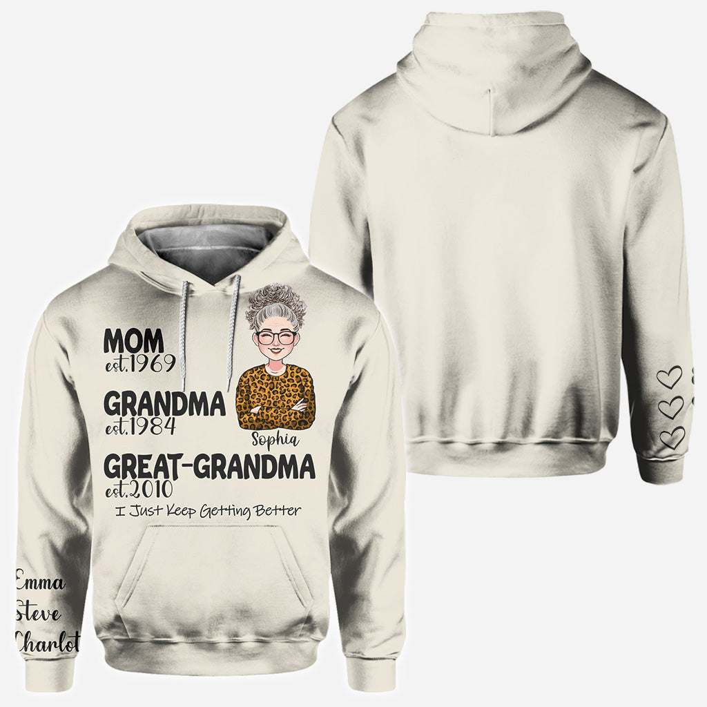 Mom Grandma Great Grandma - Gift for grandma - Personalized All Over Shirt