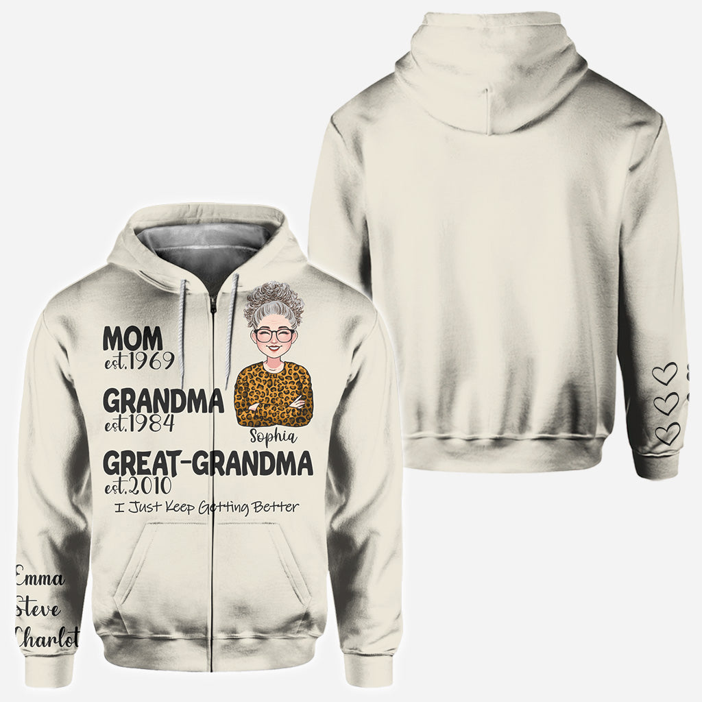 Mom Grandma Great Grandma - Gift for grandma - Personalized All Over Shirt