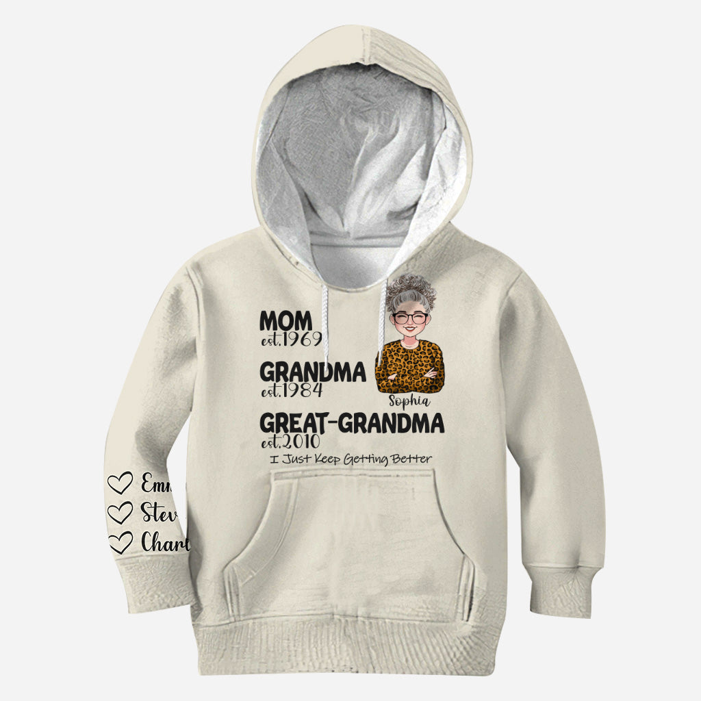 Mom Grandma Great Grandma - Gift for grandma - Personalized All Over Shirt