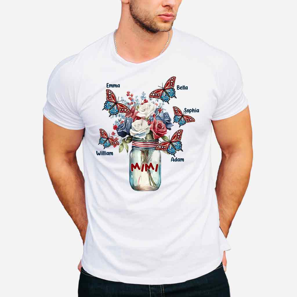 Happiness Is Being A Grandma - Gift for grandma, mom, aunt - Personalized T-shirt And Hoodie