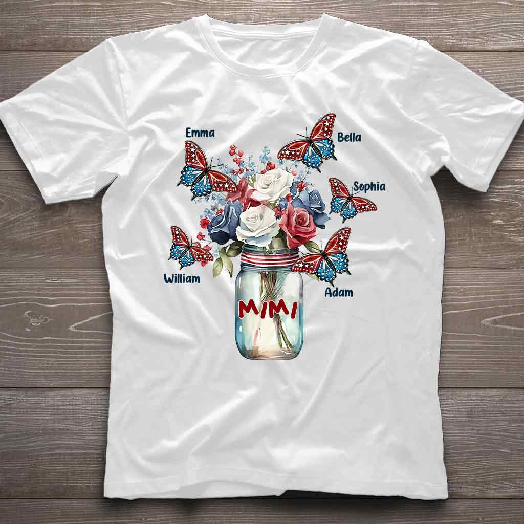 Happiness Is Being A Grandma - Gift for grandma, mom, aunt - Personalized T-shirt And Hoodie