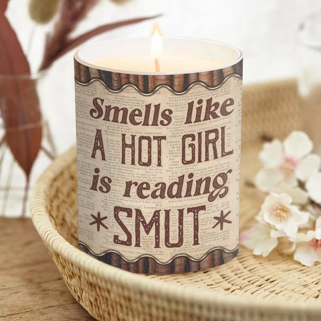 Smells Like I Have No Shelf Control - Personalized Book Candle With Wooden Lid