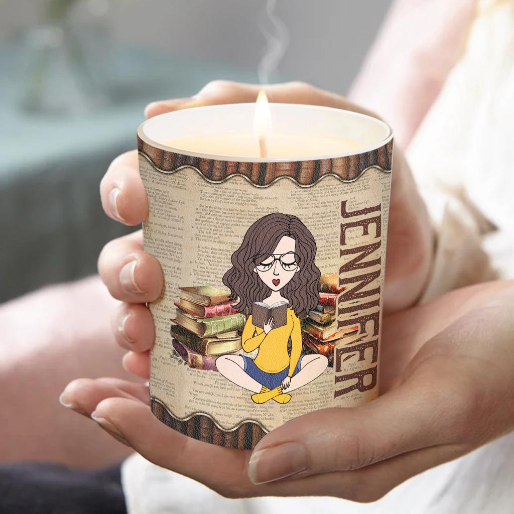Smells Like I Have No Shelf Control - Personalized Book Candle With Wooden Lid