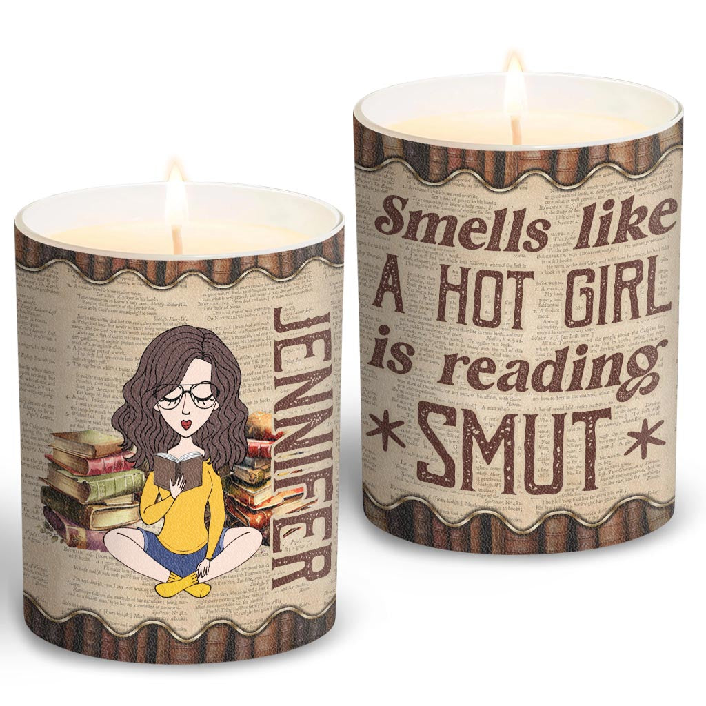 Smells Like I Have No Shelf Control - Personalized Book Candle With Wooden Lid