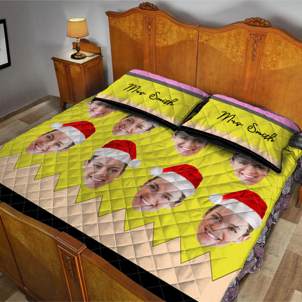 Lehrerleben – Personalisiertes Lehrer-Quilt-Set