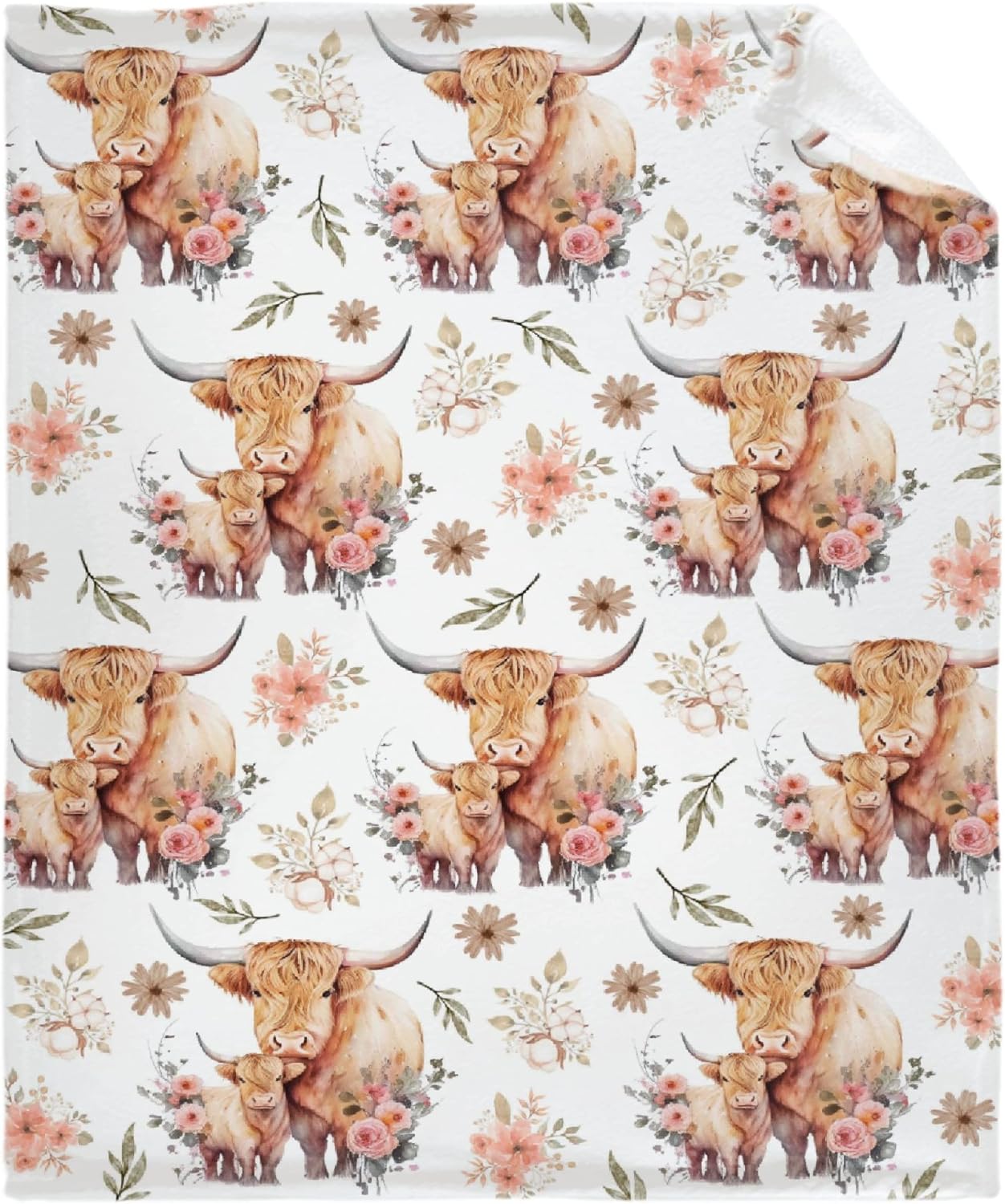 Highland Cow Lover Highland Cow Blanket 0624