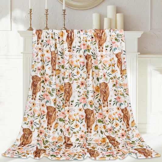 Highland Cow Lover Highland Cow Blanket 0624