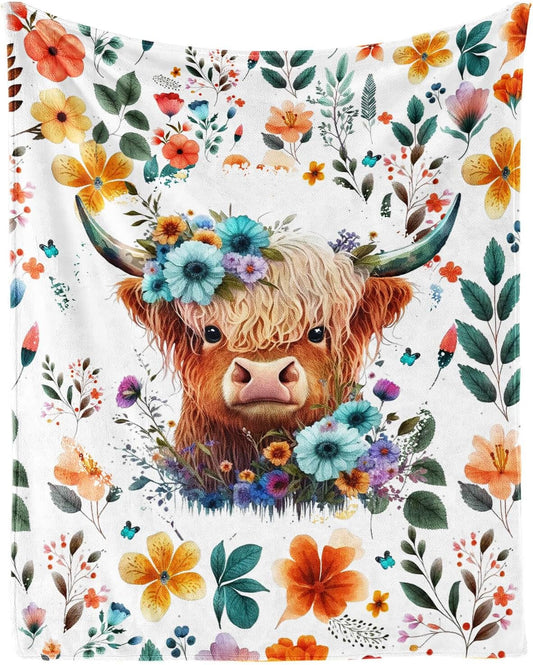 Highland Cow Lover Highland Cow Blanket 0624