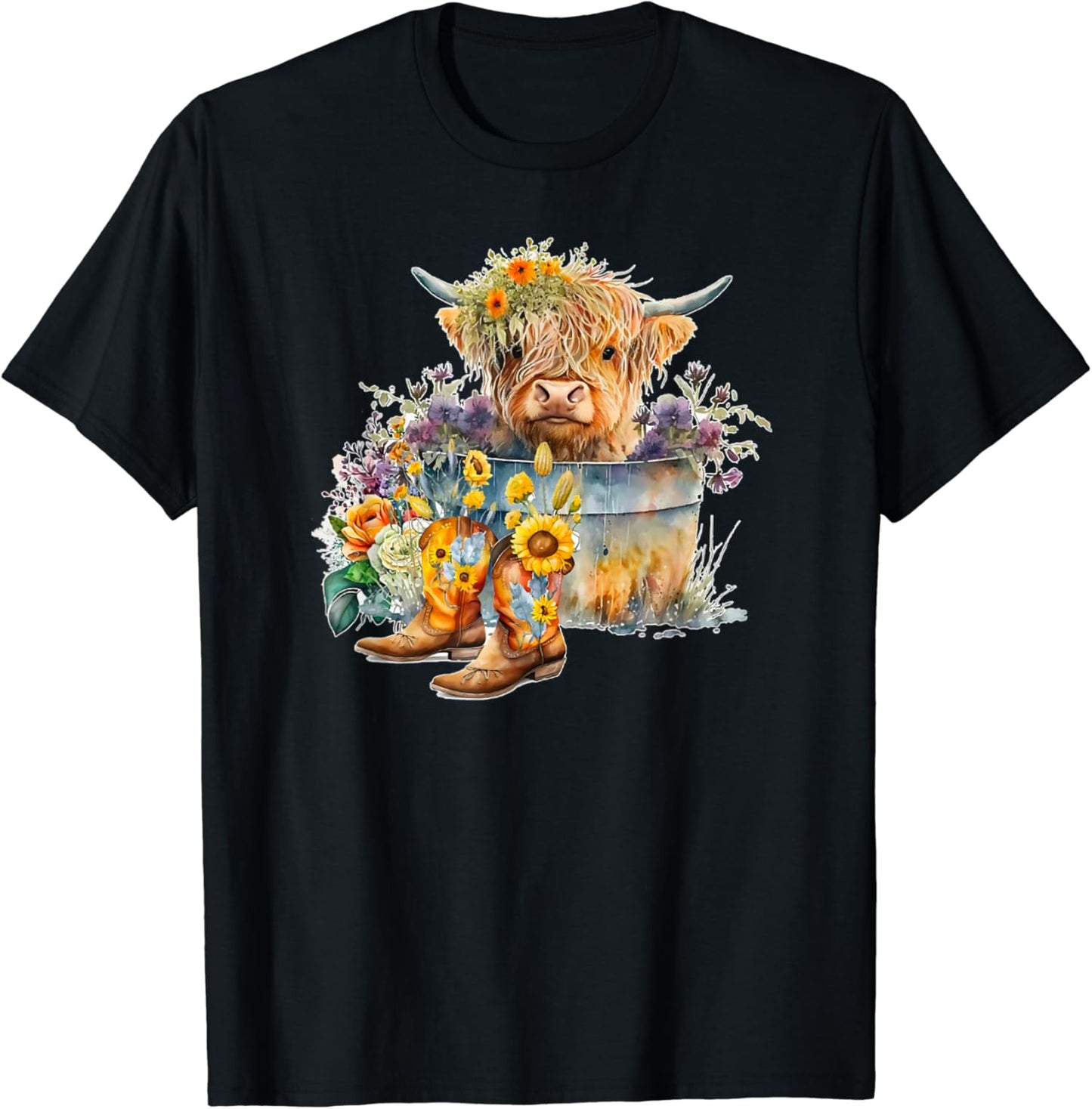 Highland Cow Lover Highland Cow T-shirt & Hoodie 0624