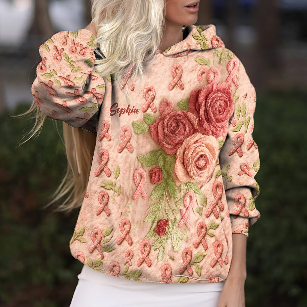 Breast Cancer Awareness - Personalized Breast Cancer Awareness All Over Shirt