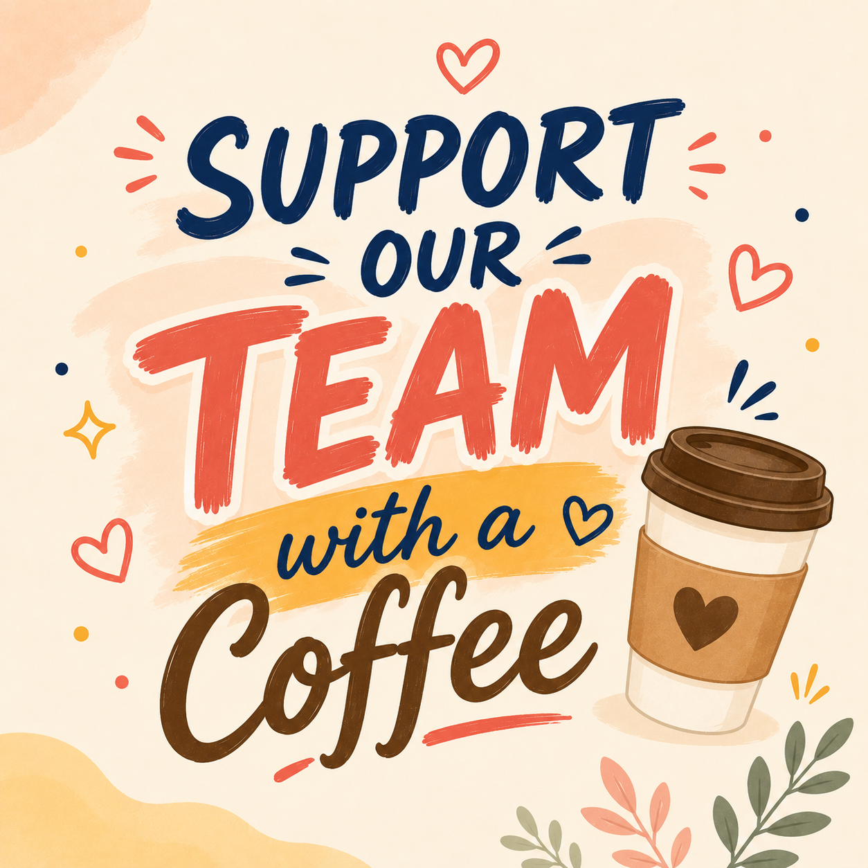 Offrez un café à notre équipe