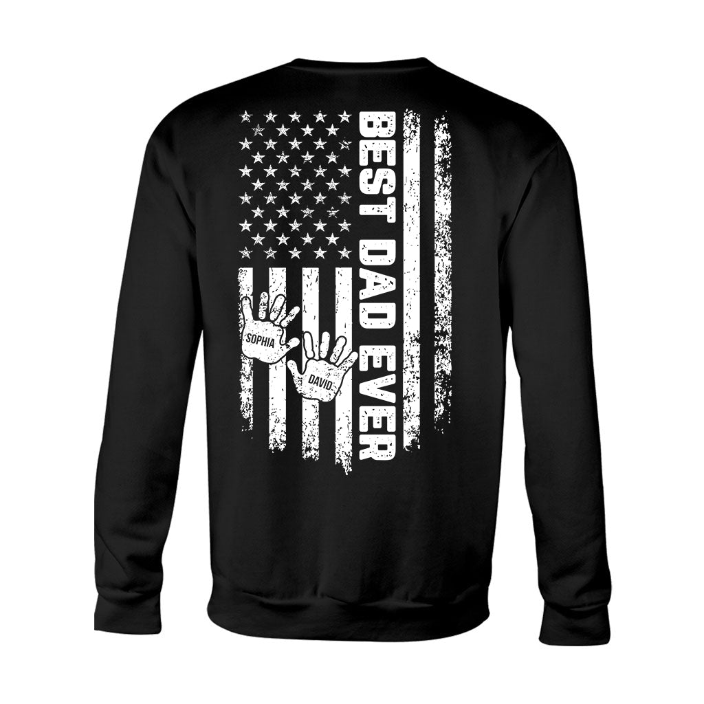 Best Dad Ever - Personalized Father T-shirt And Hoodie