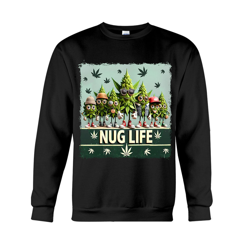 Nug Life – Weed-T-Shirt und Hoodie