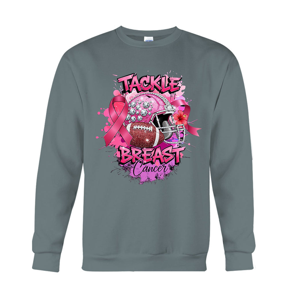 Tackle Breast Cancer - Breast Cancer Awareness T-shirt And Hoodie