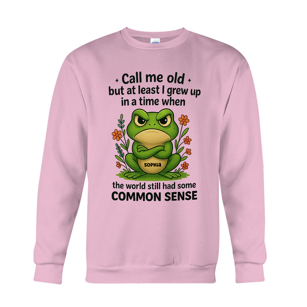 Call Me Old - Love Frog Personalized T-shirt And Hoodie
