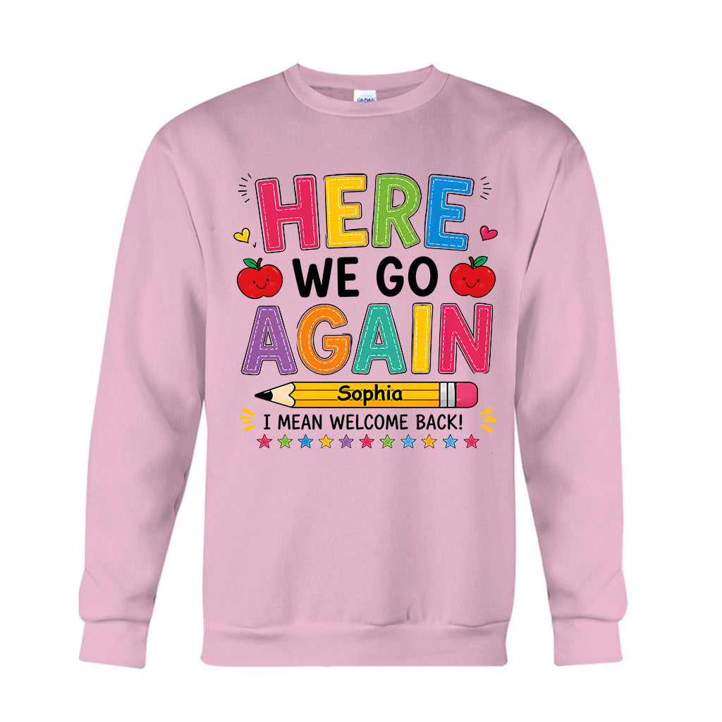 Back To School, Teacher Gift Idea - Personalized Teacher T-shirt And Hoodie