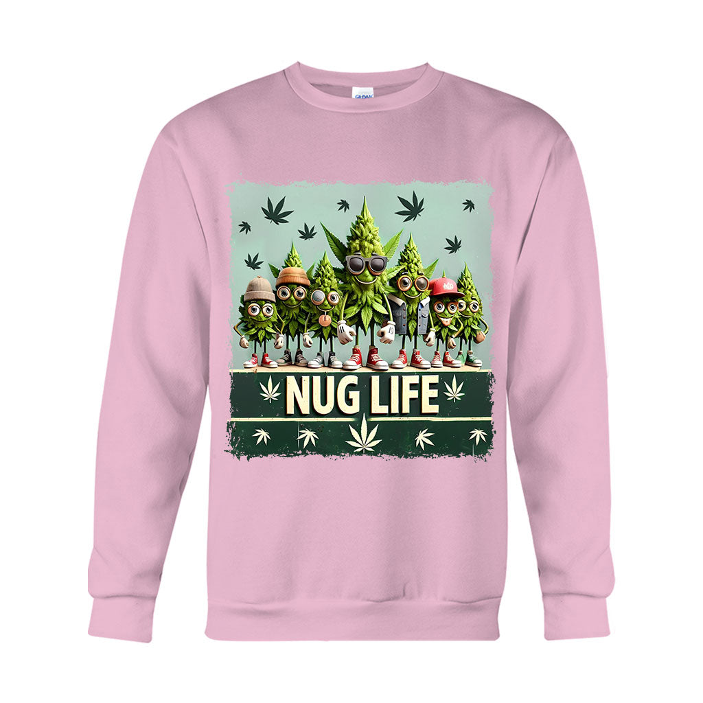 Nug Life – Weed-T-Shirt und Hoodie