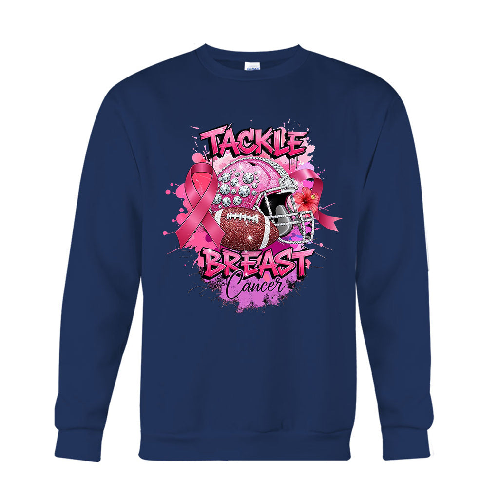 Tackle Breast Cancer - Breast Cancer Awareness T-shirt And Hoodie