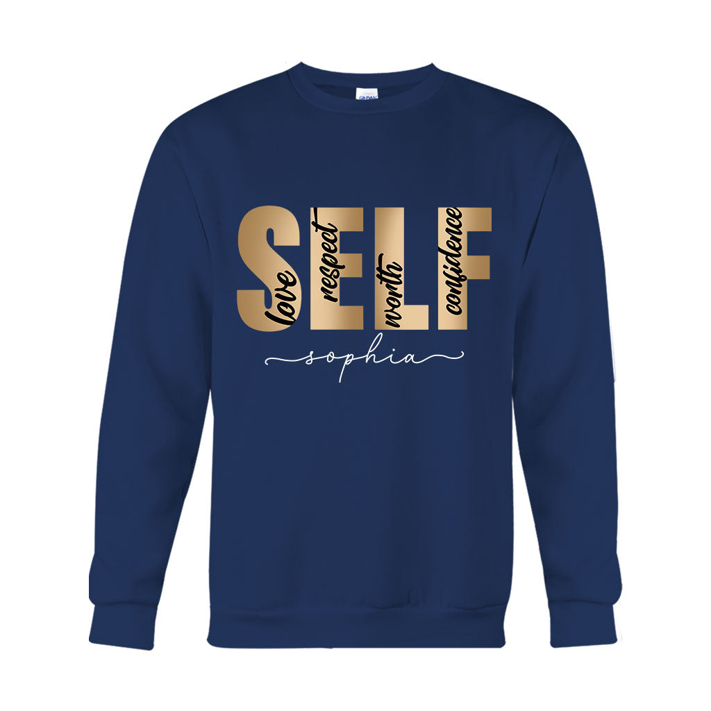 Self Confidence - Personalized African American T-shirt And Hoodie