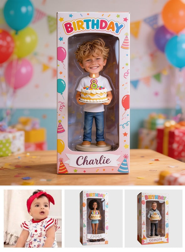 Personalized 8th Birthday Little Boy Acrylic Display Box Keepsake Gift for Son Grandson