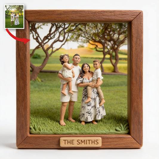 Personalisierte Foto Latino Familie von Vier Acrylplakette Wohnkultur