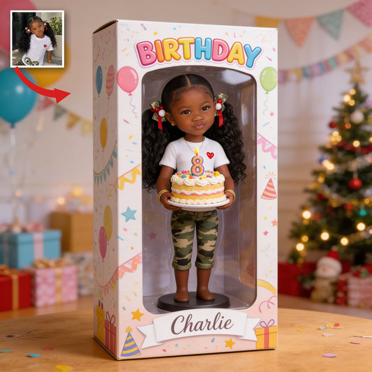 Personalisierte 8. Geburtstags-Acryl-Displaybox für kleine Mädchen, Geschenk für Tochter, Enkelin, Nichte