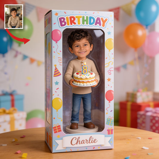 Personalisierte 8. Geburtstags Latino Junge Acryl Vitrine, Geschenk für Sohn Enkel Neffe