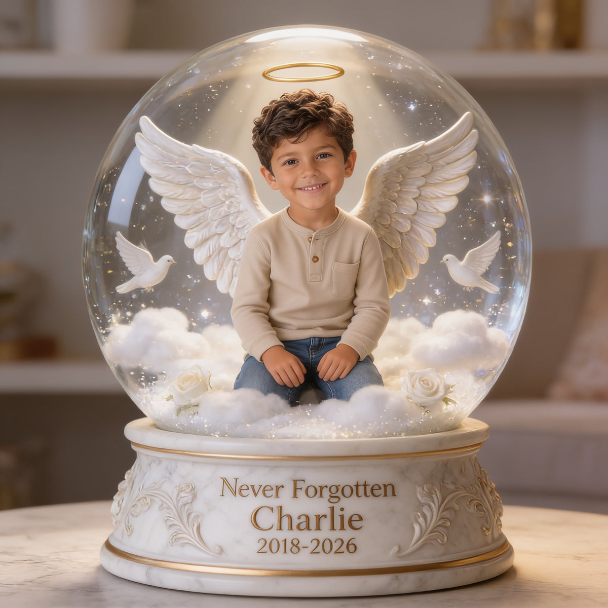 Personalisierte Gedenktafel für Latino Jungen - Individuelles Acrylgeschenk