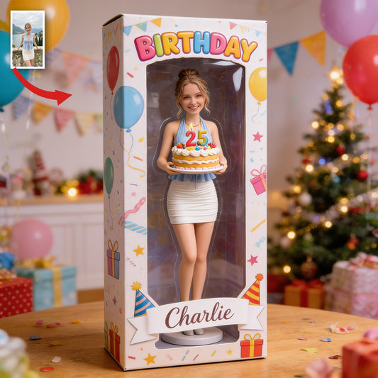 Personalisierte 25. Geburtstagsgeschenk für Frauen - Acryl Displaybox