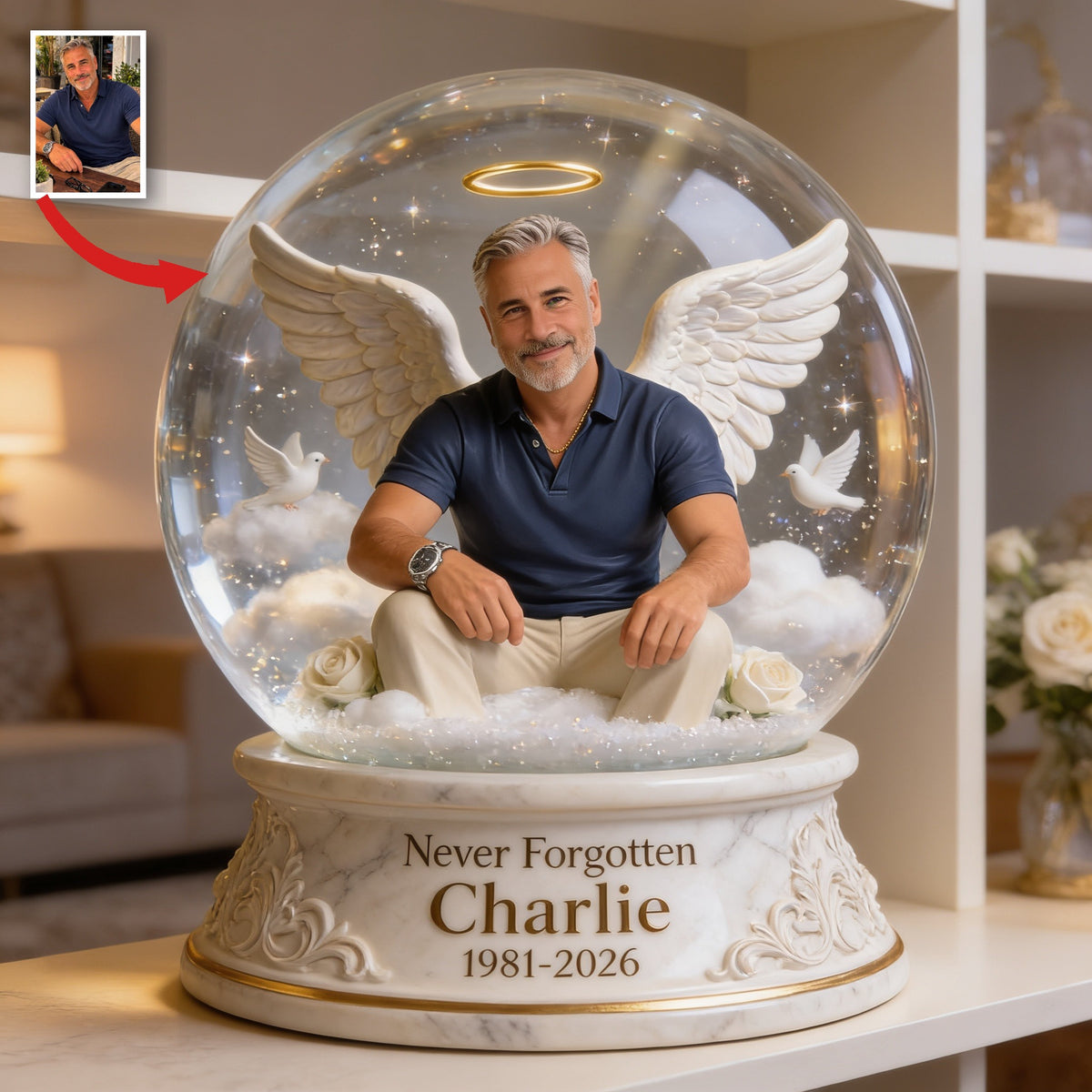 Personalisierte Gedenktafel für Männer mittleren Alters - Sympathiegeschenk