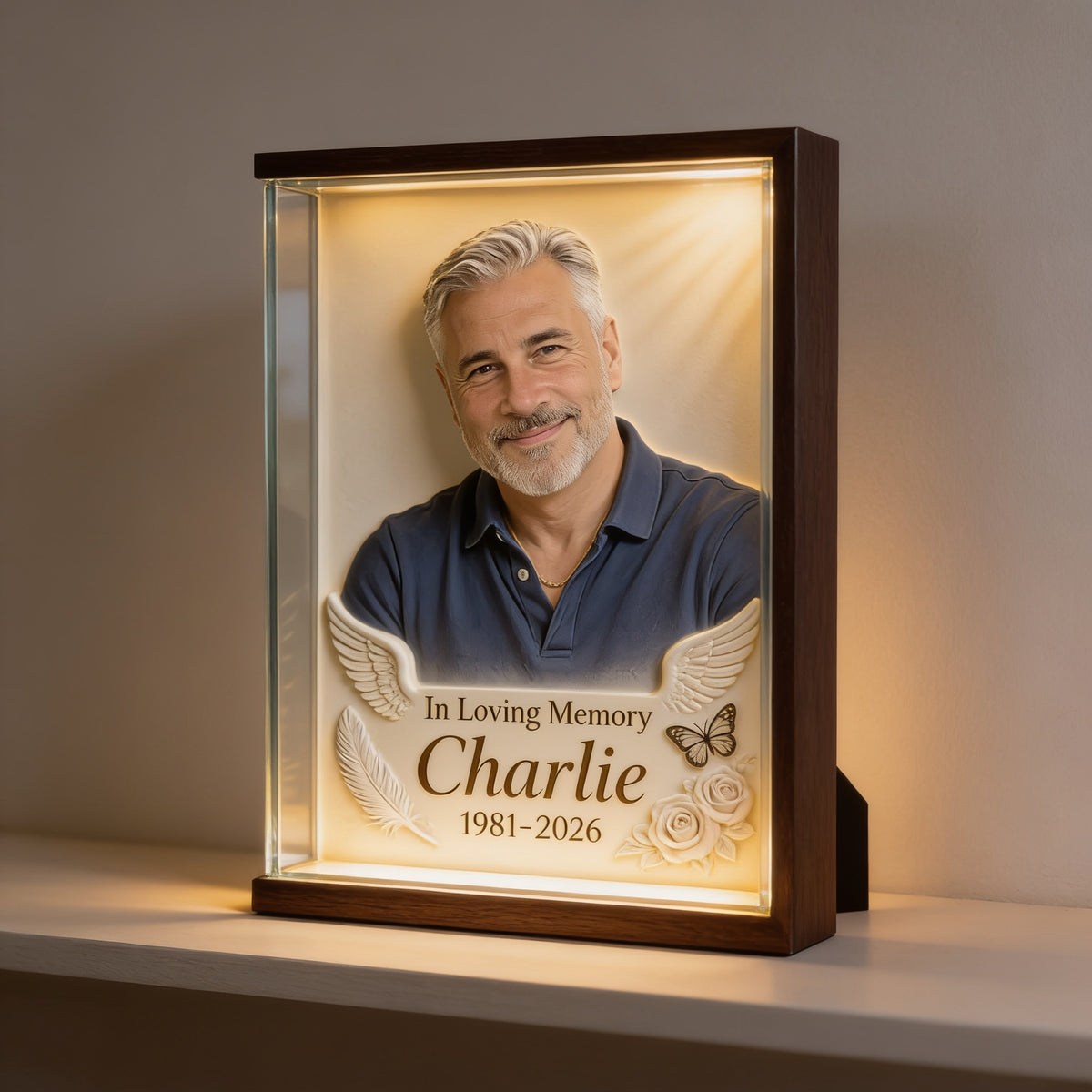 Personalisierte Gedenktafel für Väter und Ehemänner