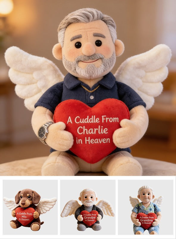Personalized Middle-Aged Man Memorial Pillow Sympathy Gift for Loss of Dad Husband