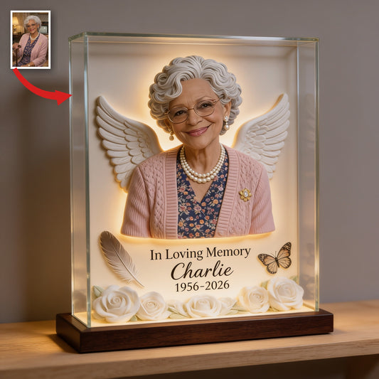 Plaque Acrylique Personnalisée En Mémoire d'une Grand-Mère Noire