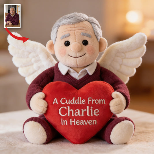 Coussin Mémorial Personnalisé pour Grand-Père Latino Âgé