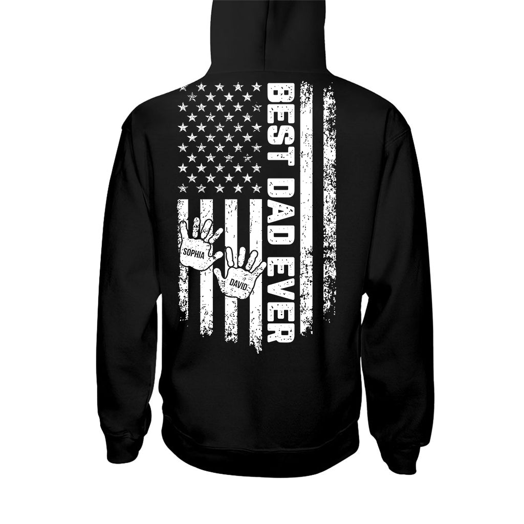 Best Dad Ever - Personalized Father T-shirt And Hoodie