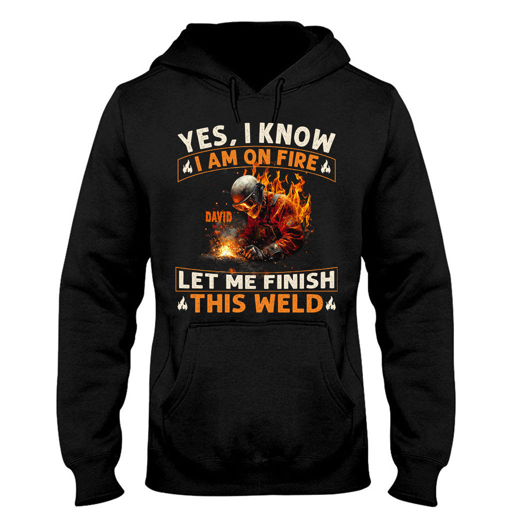 Gift For Welder Man - Personalized Welder T-shirt And Hoodie