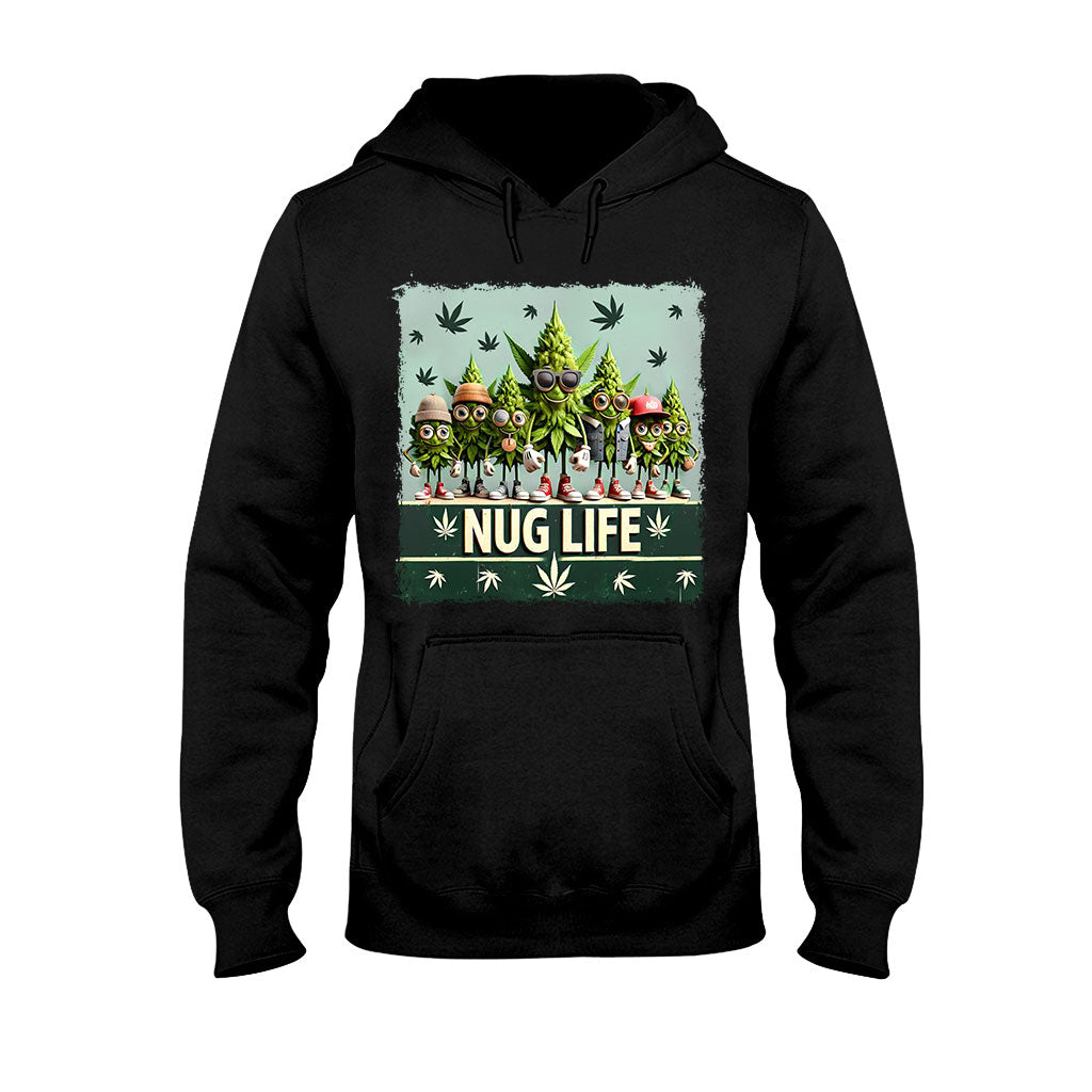 Nug Life – Weed-T-Shirt und Hoodie