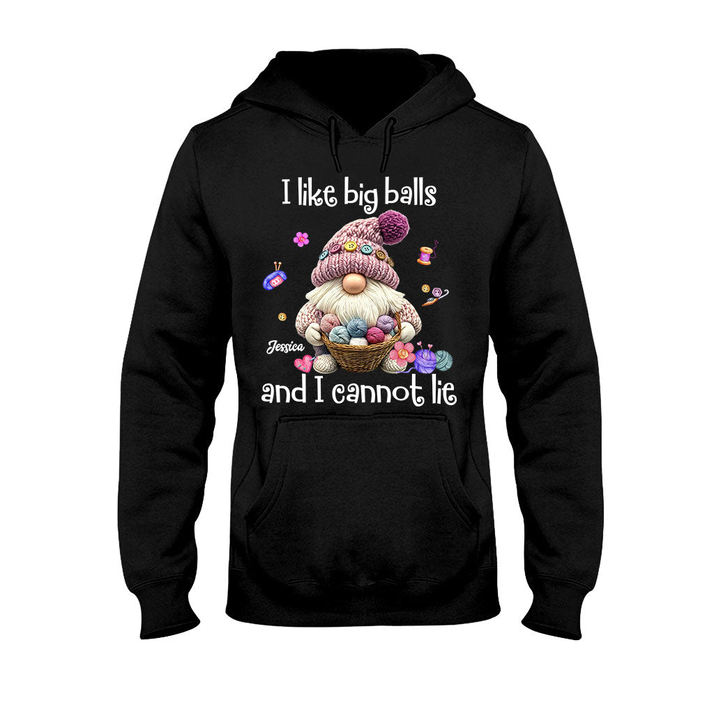 Ich mag große Eier und ich kann es nicht leugnen – personalisiertes Häkel-T-Shirt und Hoodie