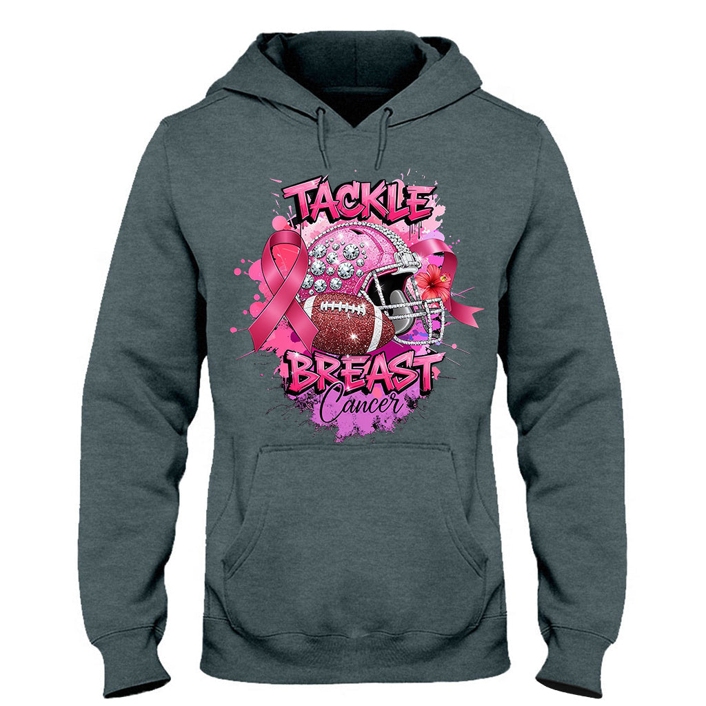 Tackle Breast Cancer - Breast Cancer Awareness T-shirt And Hoodie