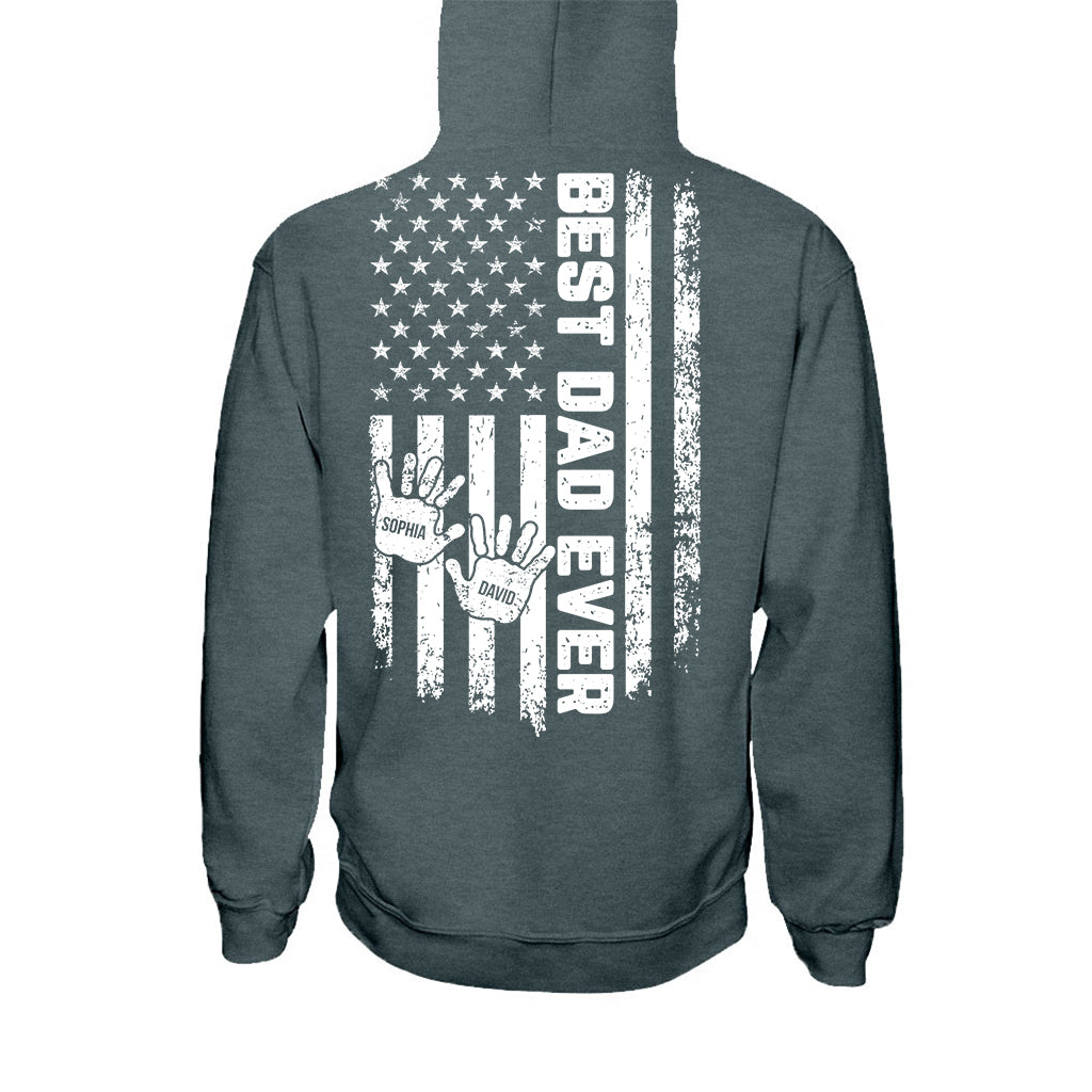 Best Dad Ever - Personalized Father T-shirt And Hoodie
