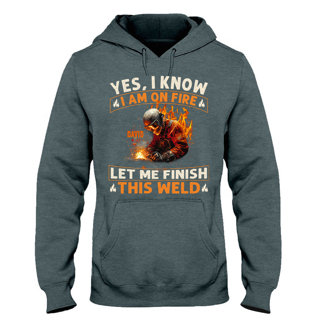 Gift For Welder Man - Personalized Welder T-shirt And Hoodie