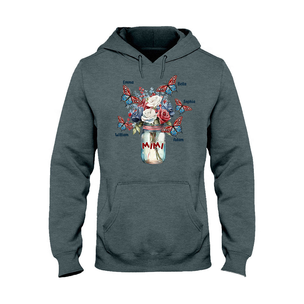 Happiness Is Being A Grandma - Gift for grandma, mom, aunt - Personalized T-shirt And Hoodie