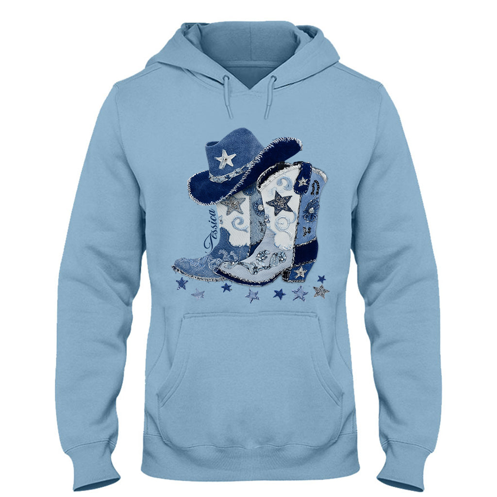 Cowgirl Boots - Personalized Cowgirl T-shirt And Hoodie