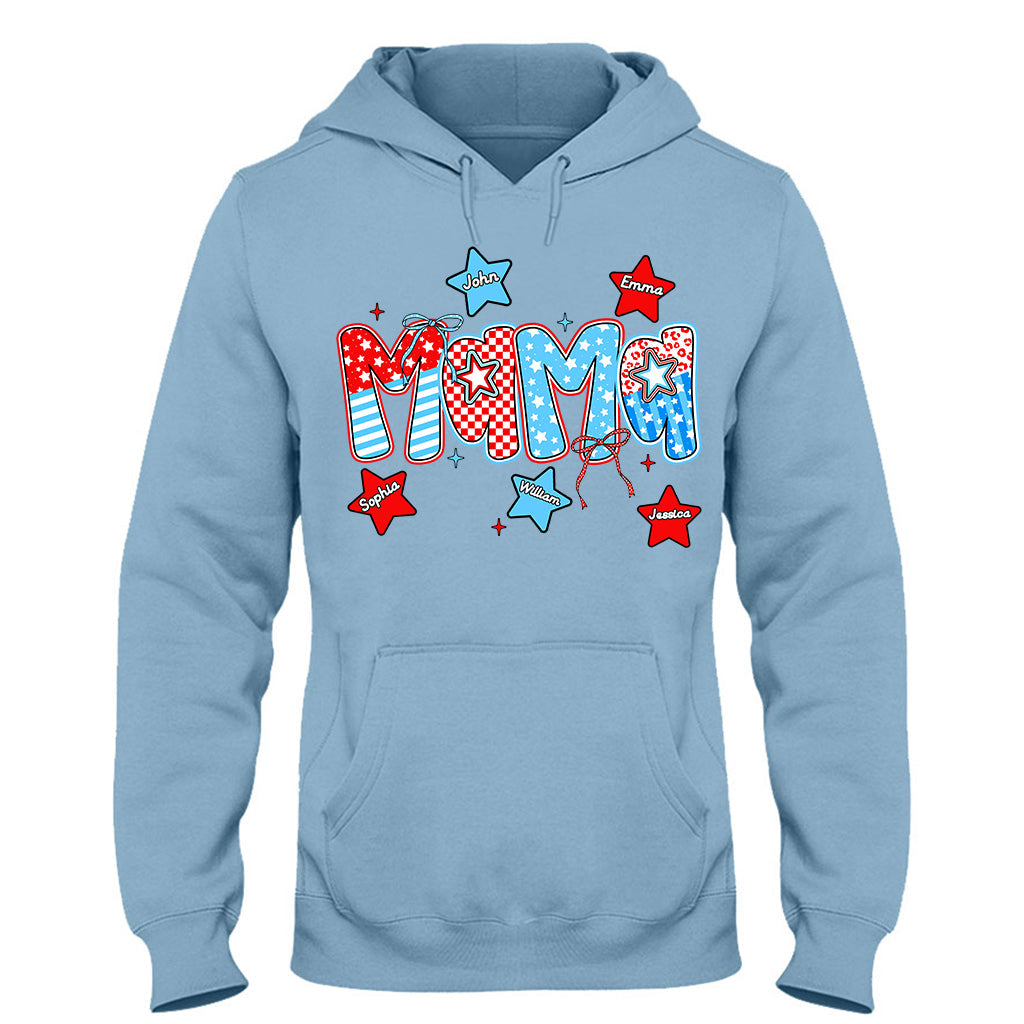 4th of July Mama - Personalized Mother T-shirt And Hoodie