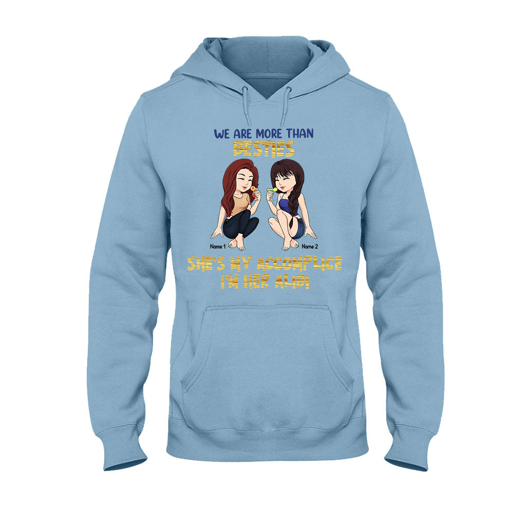 Beste Freundinnen sind die Schwestern, die wir uns selbst aussuchen – Geschenk für die beste Freundin – Personalisiertes T-Shirt und Hoodie