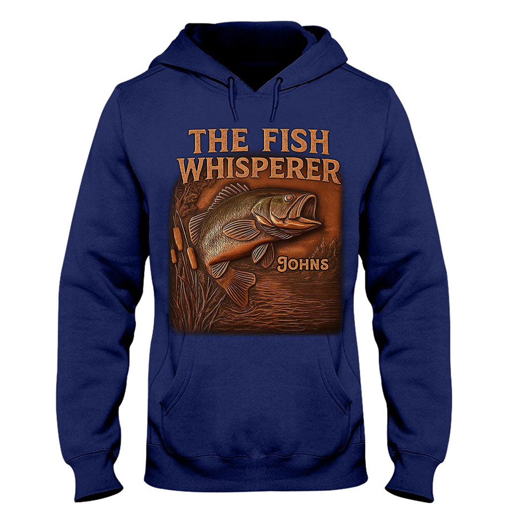 The Fish Whisperer - Personalized Fishing T-shirt And Hoodie