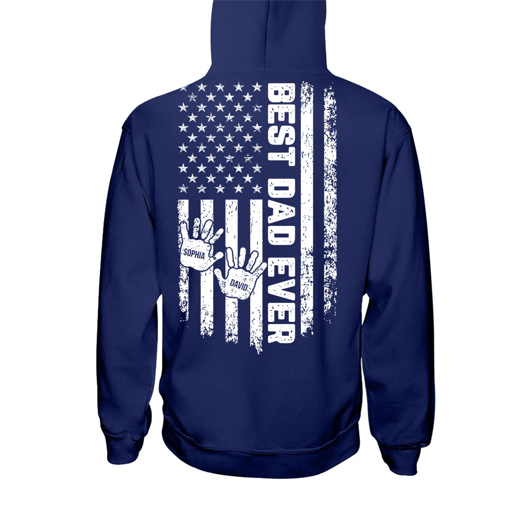 Best Dad Ever - Personalized Father T-shirt And Hoodie